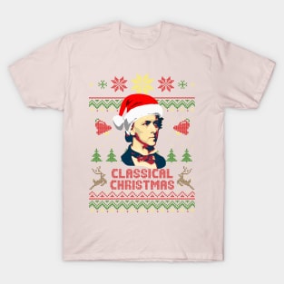 Frederick Chopin Classical Christmas T-Shirt